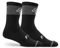 Fox Racing 8" Defend Winter Socks (Black) (S/M)
